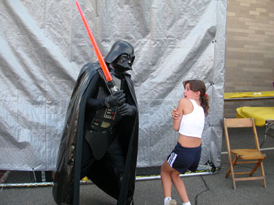 Darth Vader at the Parish Festival