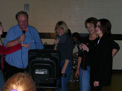 Fr. Larry and the Larrettes sing Love Shack